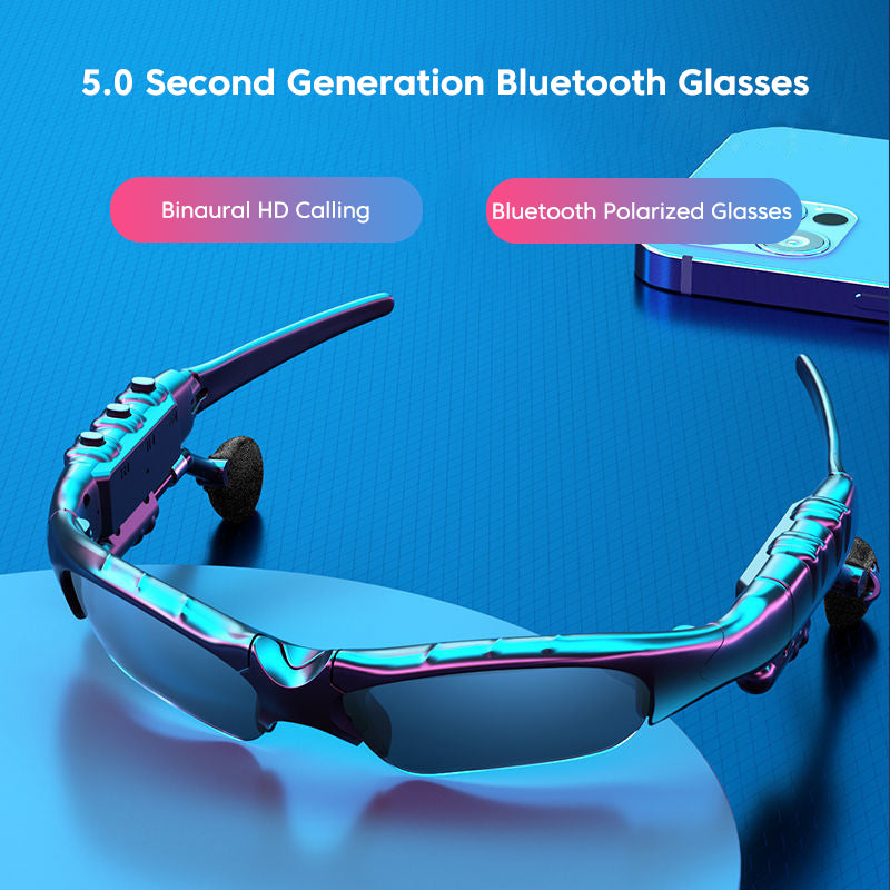Bluetooth 5.0 Headset Polarized Sunglasses