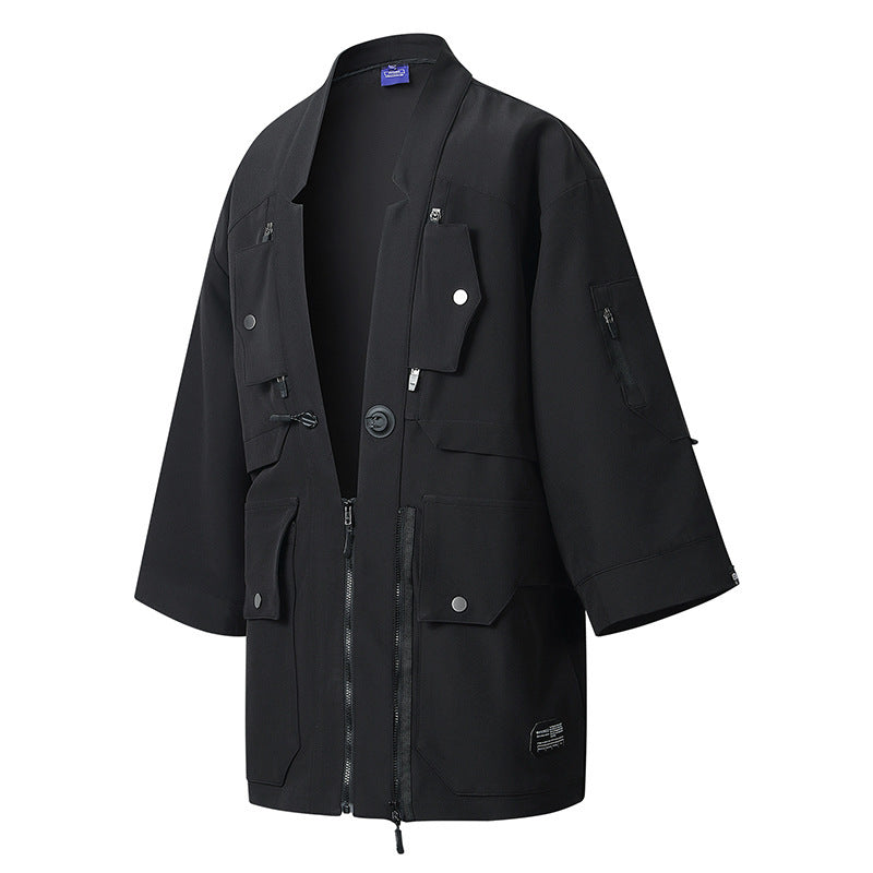 Men's Fashion Personalized Functional Robe Jacket