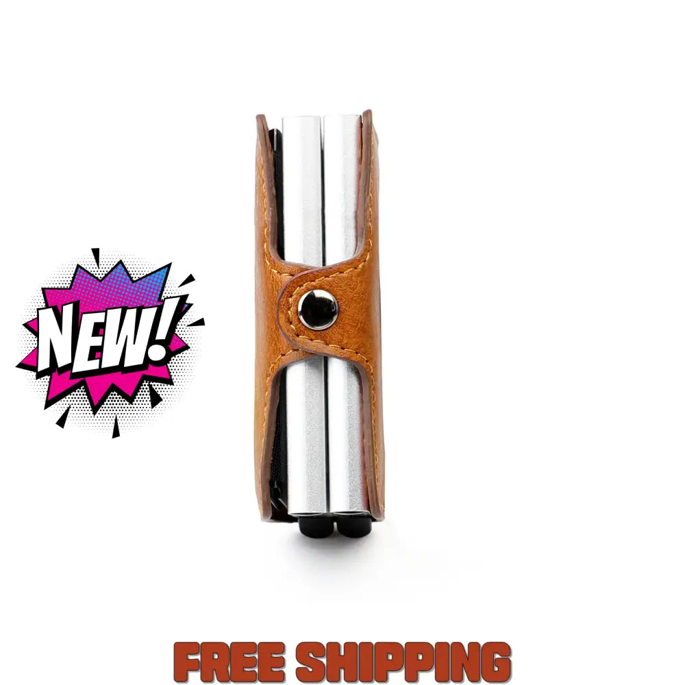 Factory Direct Sales Of Double Aluminum Box Gold Rfid New Anti - Theft Brush Us Dollar Clip Metal