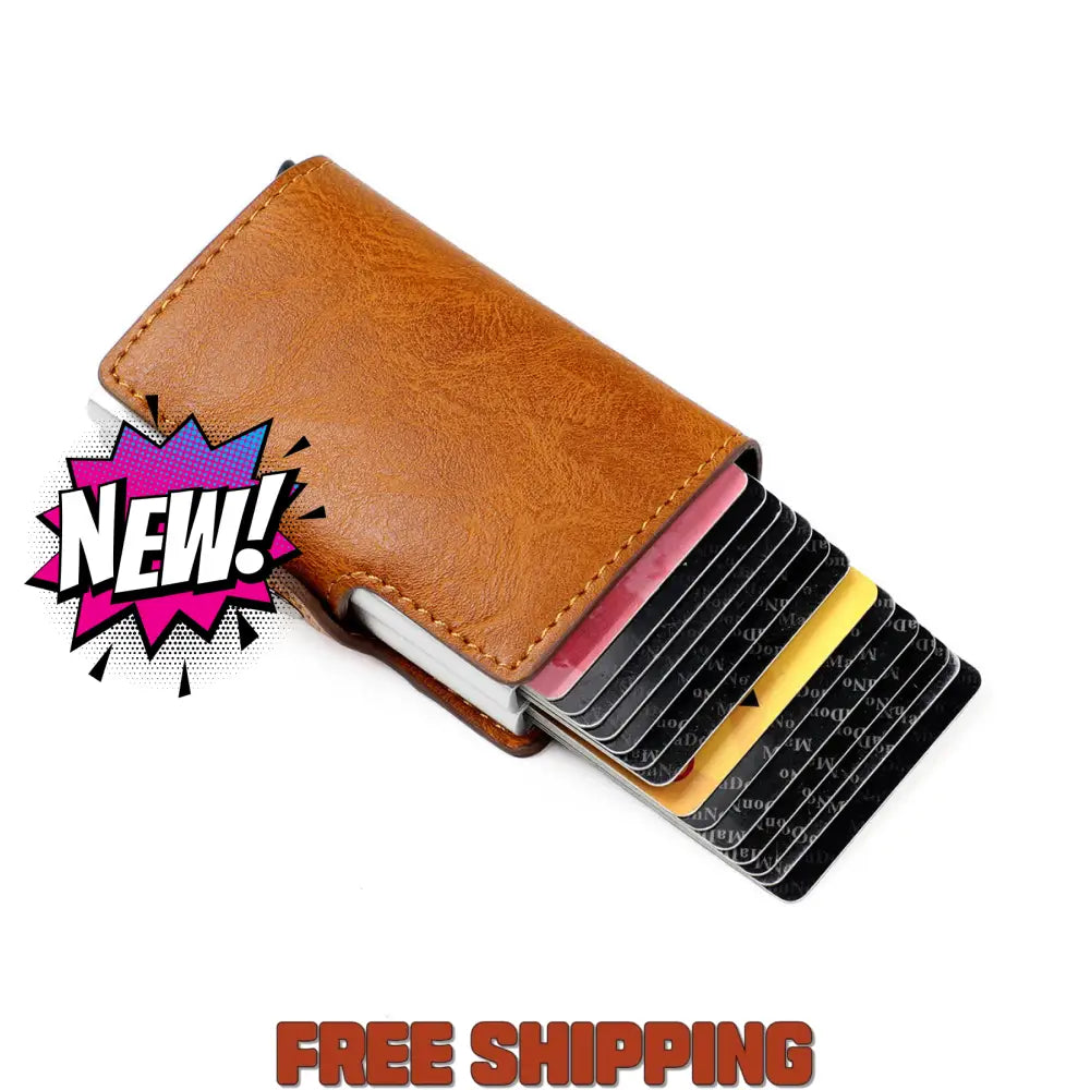 Factory Direct Sales Of Double Aluminum Box Gold Rfid New Anti - Theft Brush Us Dollar Clip Metal