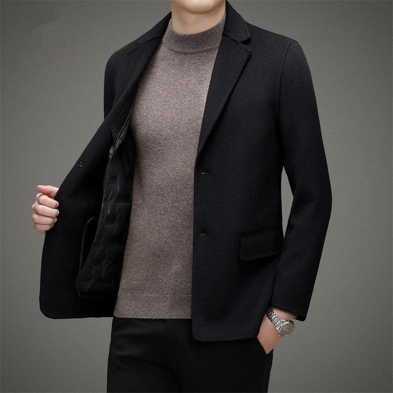 High-end Suit Detachable 90 White Duck Down Liner Suit Jacket