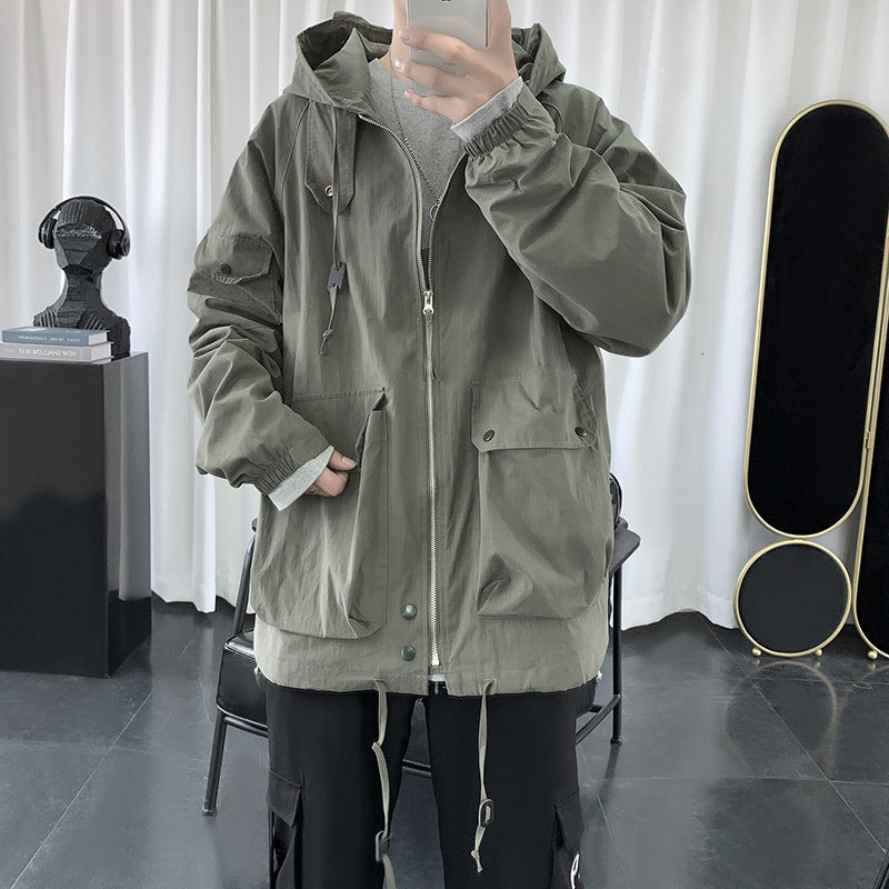 Work Jacket Korean Version Trendy Top Street Coat