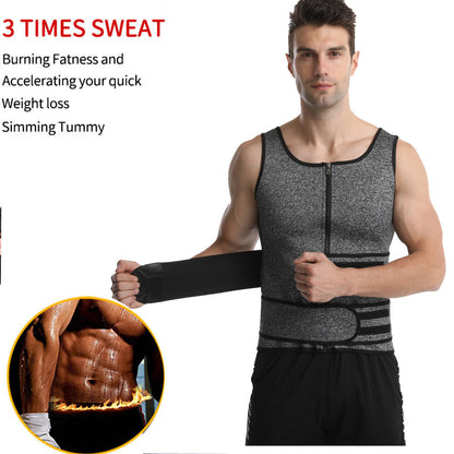 Men's Waist Tightening Vest For Body Beautification