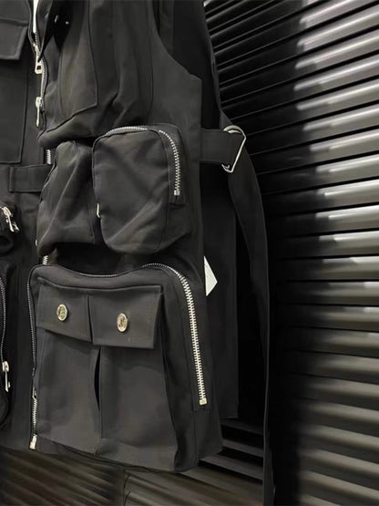 Men's Fashion Mechanical Style Vest Coat