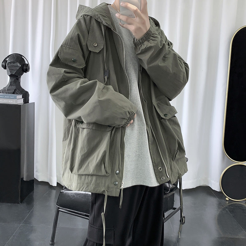 Work Jacket Korean Version Trendy Top Street Coat