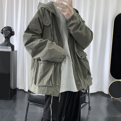 Work Jacket Korean Version Trendy Top Street Coat