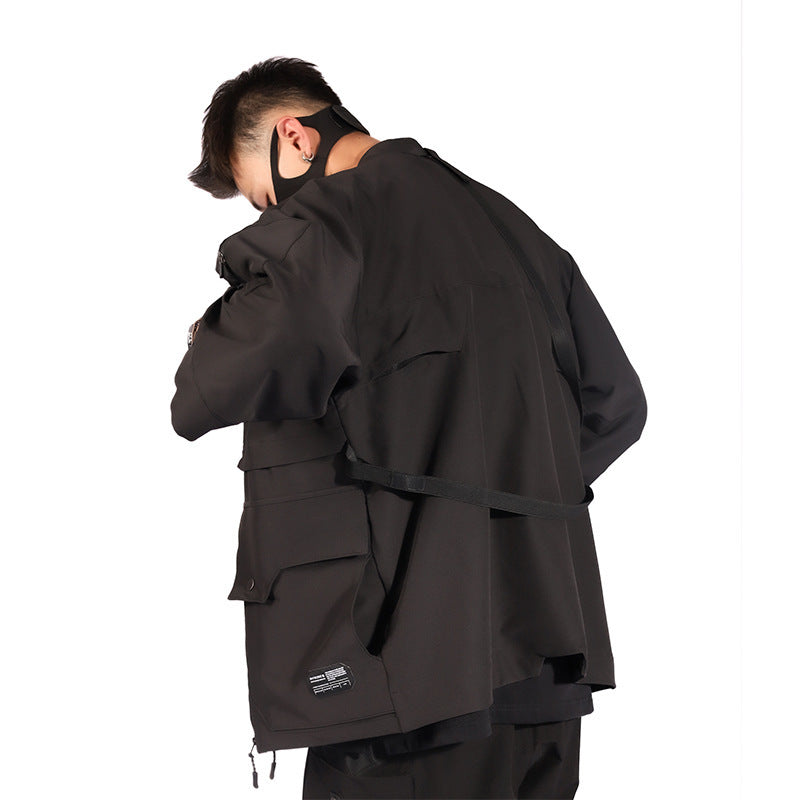 Men's Fashion Personalized Functional Robe Jacket