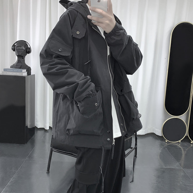 Work Jacket Korean Version Trendy Top Street Coat