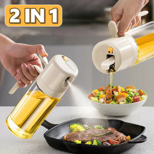 2-in-1 Olive Oil Spray Bottle