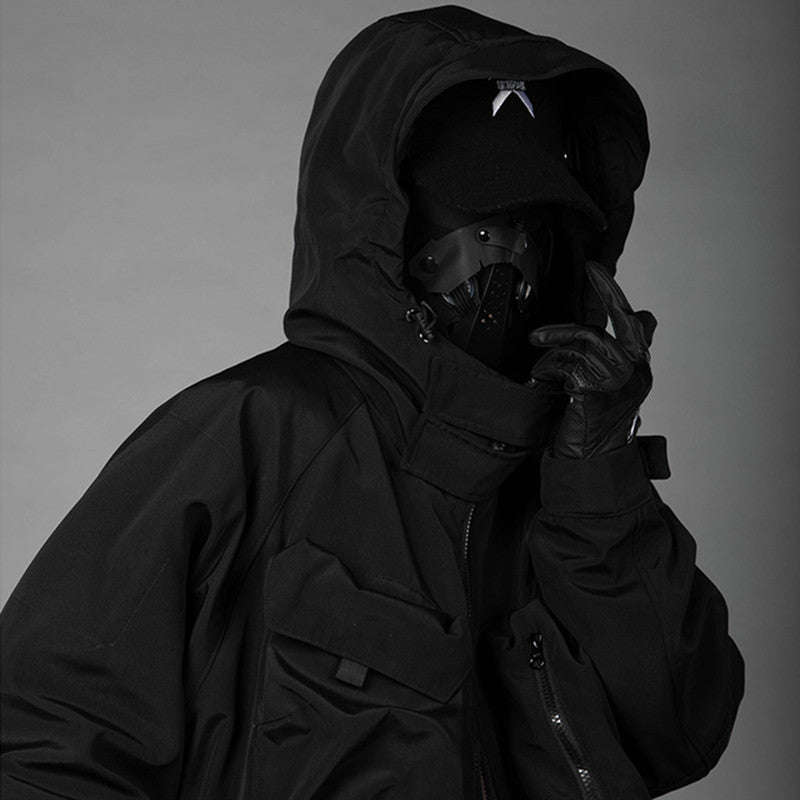 Hooded Tooling And Three-dimensional Multi-pocket Jacket