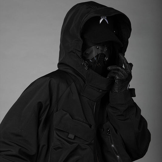Hooded Tooling And Three-dimensional Multi-pocket Jacket