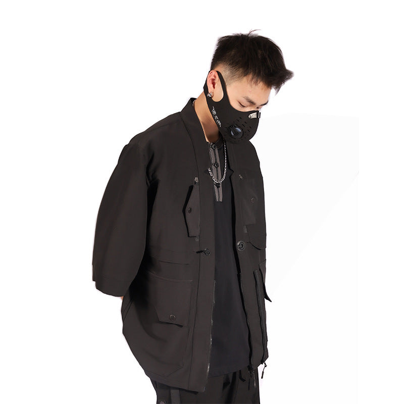 Men's Fashion Personalized Functional Robe Jacket