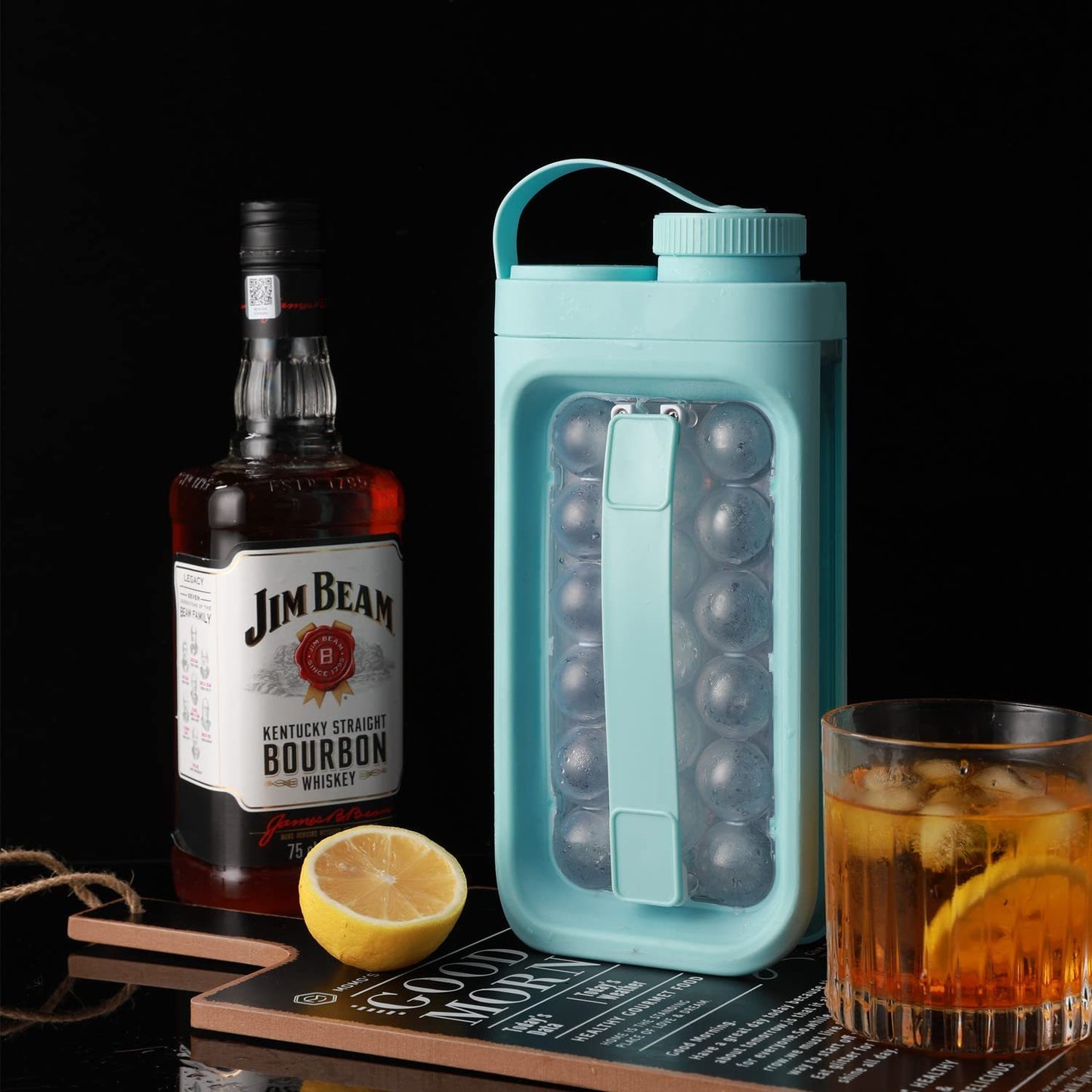 2-in-1 Ice Cube Tray and Water Bottle