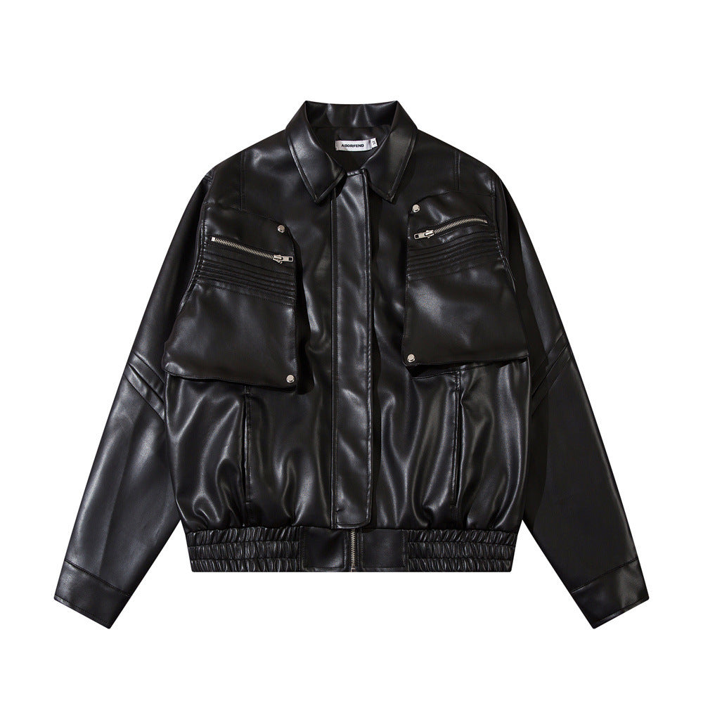 American Motorcycle PU Leather Jacket