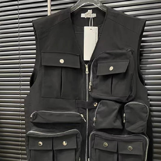 Men's Fashion Mechanical Style Vest Coat