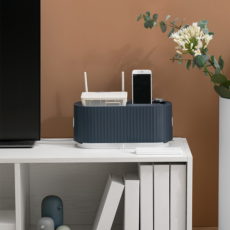 Power Strip Wire Case Cable Storage Box Anti-Dust Charger Socket Organizer