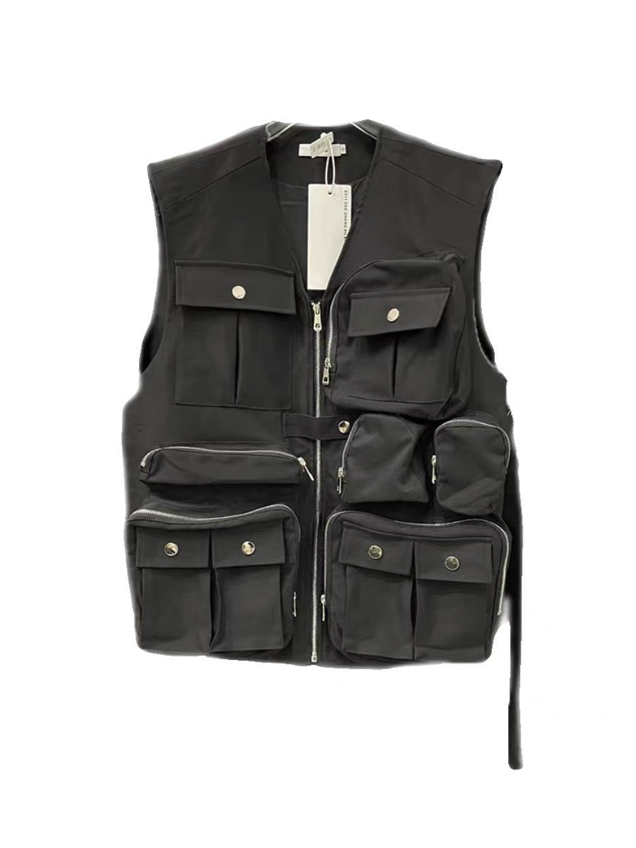 Men's Fashion Mechanical Style Vest Coat