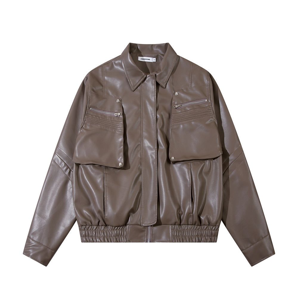 American Motorcycle PU Leather Jacket