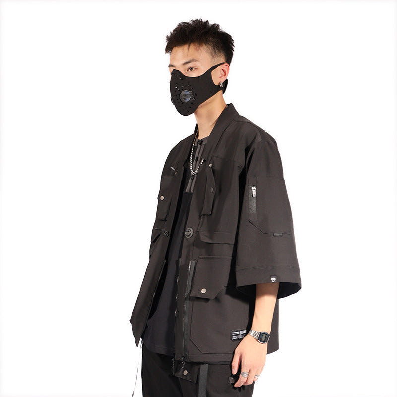 Men's Fashion Personalized Functional Robe Jacket