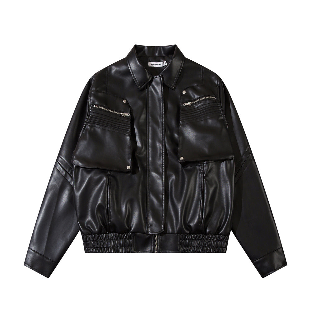American Motorcycle PU Leather Jacket