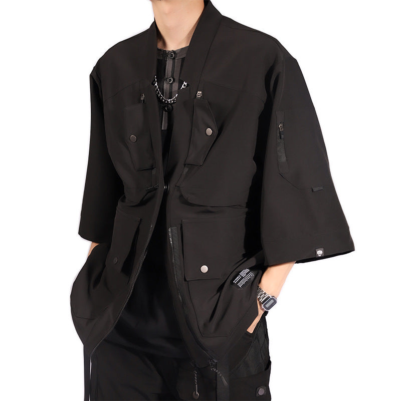 Men's Fashion Personalized Functional Robe Jacket