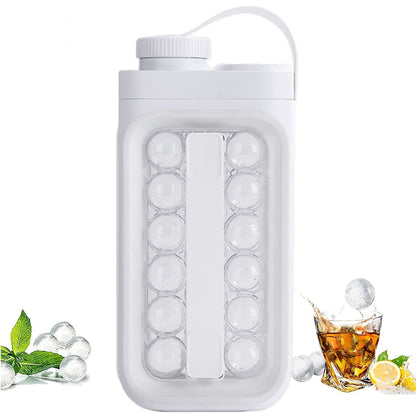2-in-1 Ice Cube Tray and Water Bottle