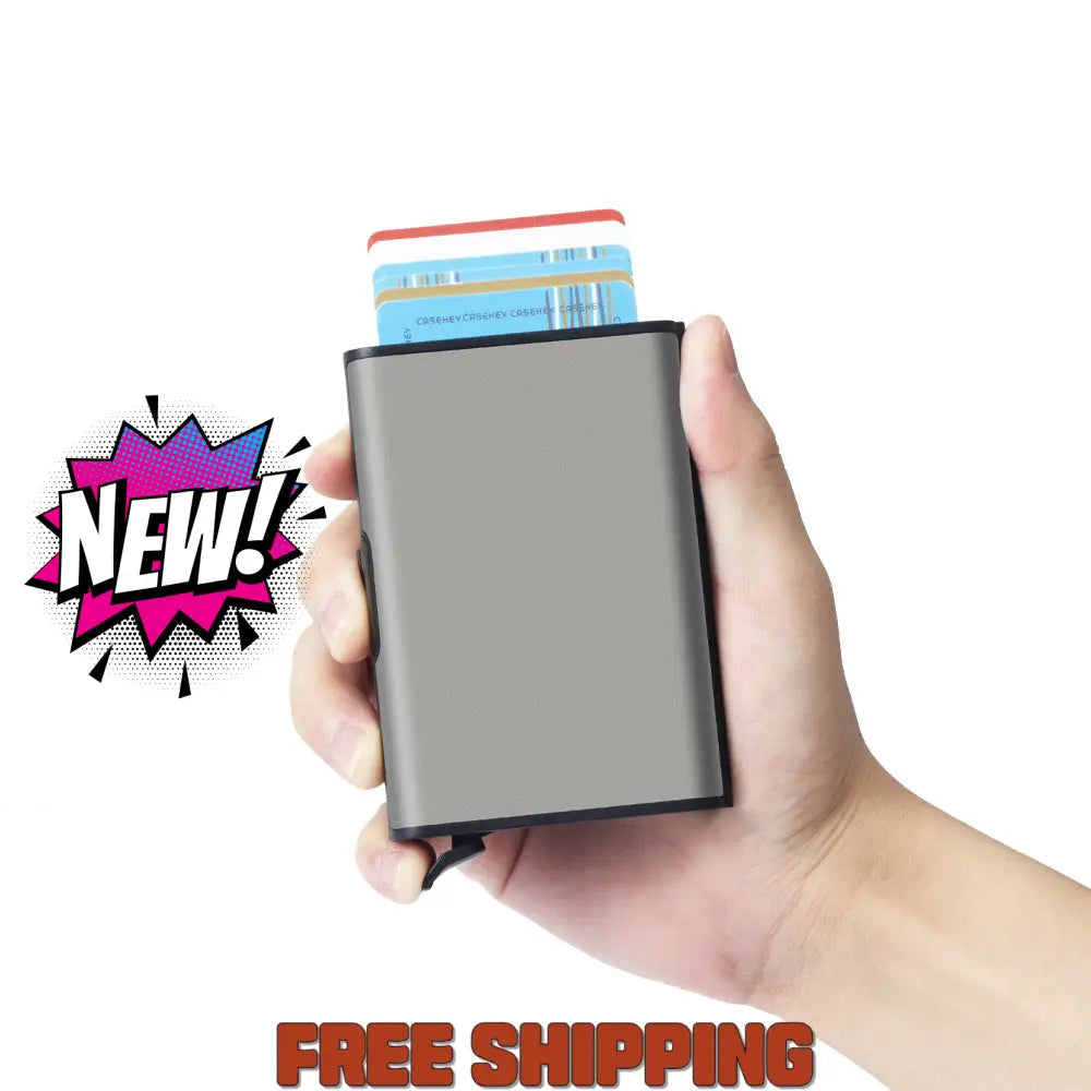 Rfid Aluminum Alloy Automatic Pop - Up Storage Box Coin Banknotes (Three Batches)